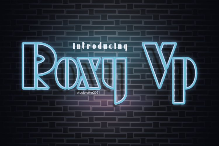 Roxy Vp Display Font