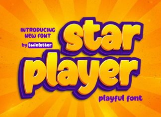 Star Player Display Font