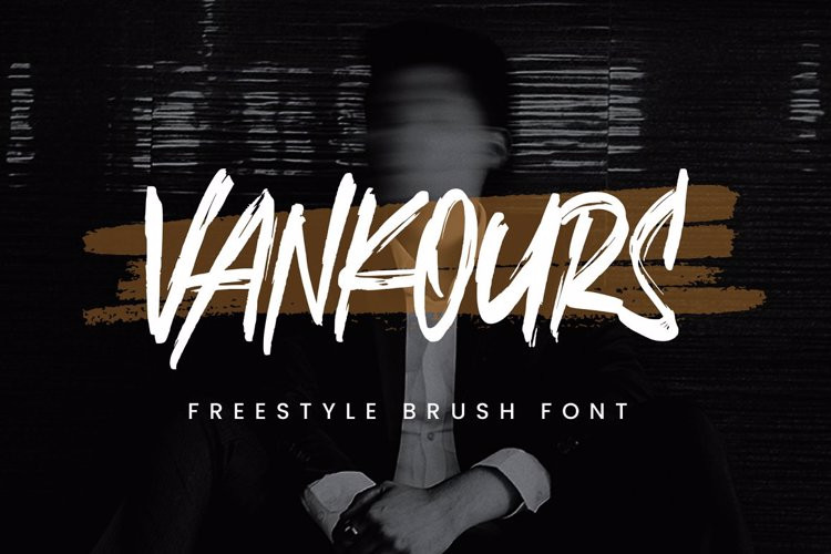 Vankours Brush Font