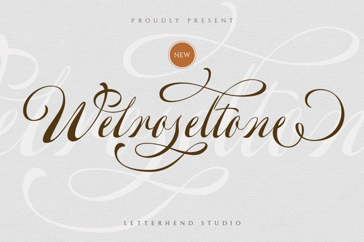 Welroseltone Calligraphy Font