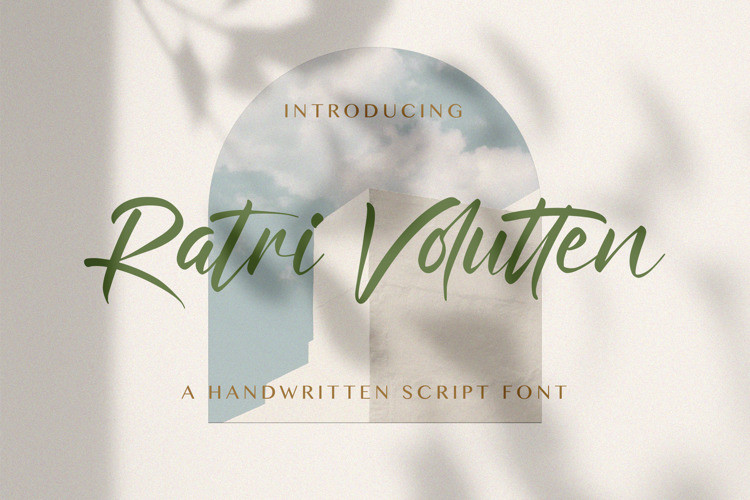 Ratri Volutten Script Font