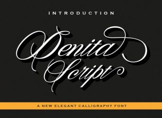 Denita Calligraphy Font