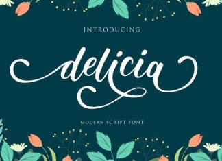 Delicia Calligraphy Font