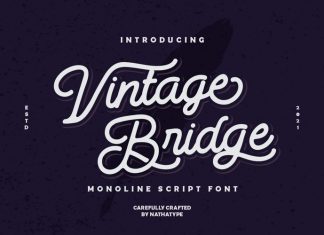 Vintage Bridge Script Font