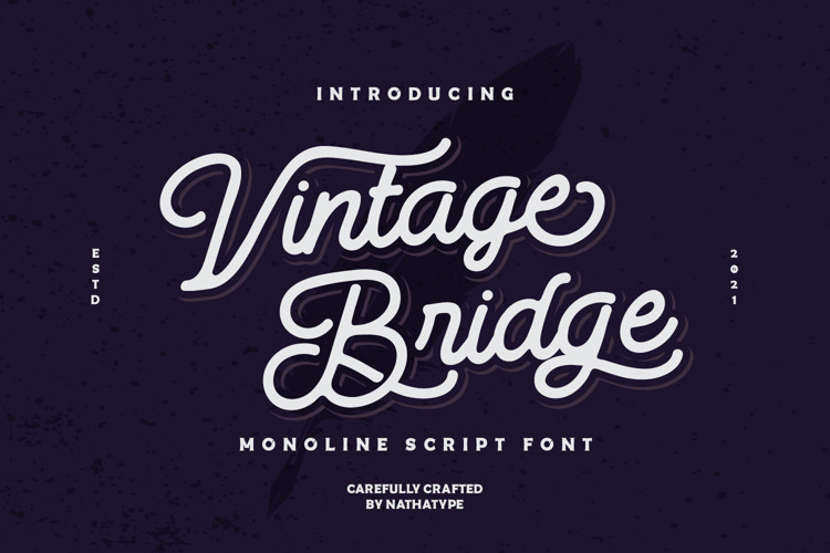 Vintage Bridge Script Font