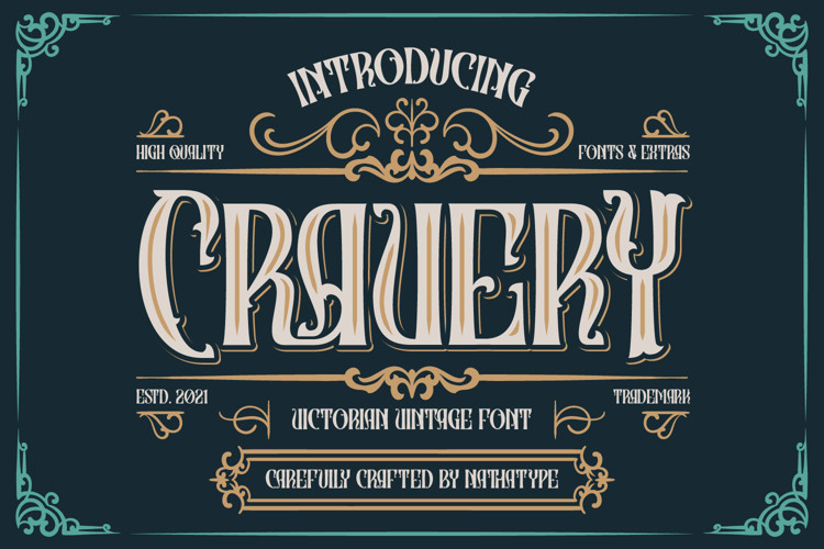 Cravery Blackletter Font