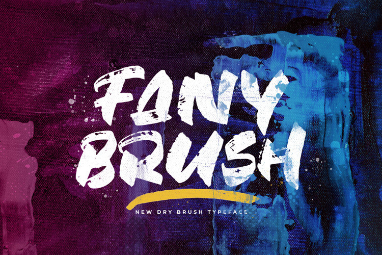 Fany Brush Brush Font