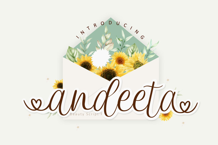 Andeeta Script Font