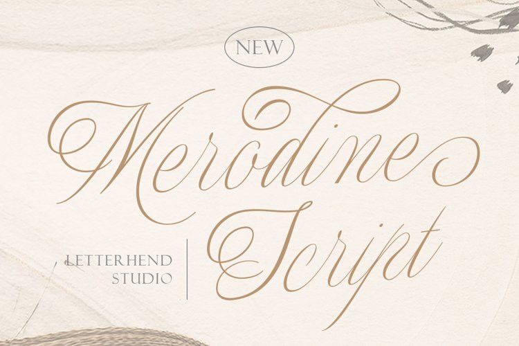 Merodine Calligraphy Font