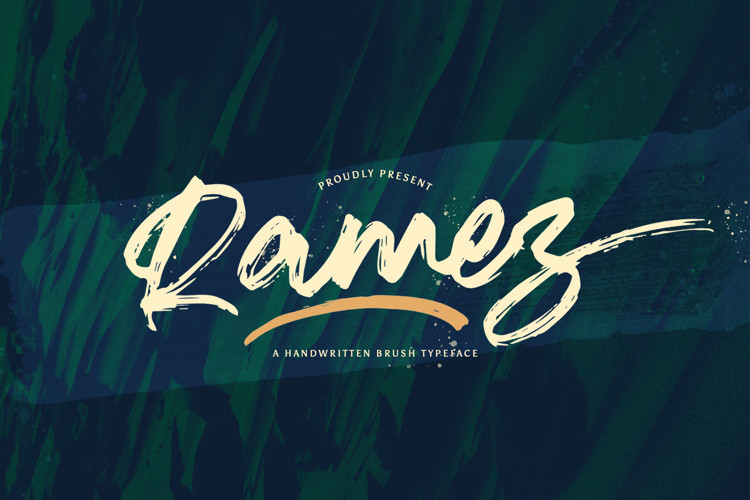 Ramez Brush Font