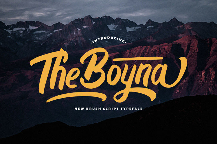 Boyna Script Font