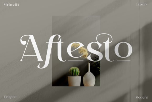 Aftesto Serif Font