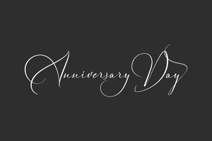 Anniversary Day Script Font