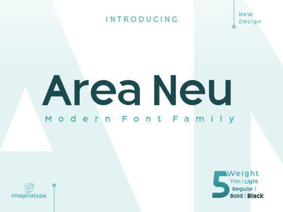 Area Neu Sans Serif Font