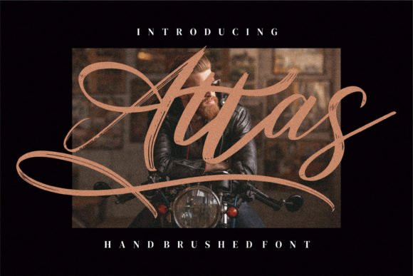 Attas Brush Font