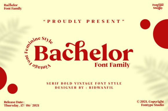 Bachelor Serif Font