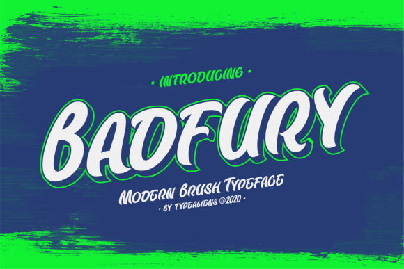 Badfury Brush Font