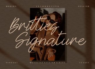 Britties Signature Script Font