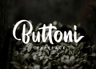 Buttoni Script Font