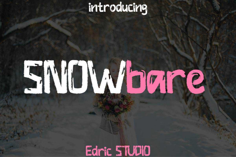 Snowbare Display Font