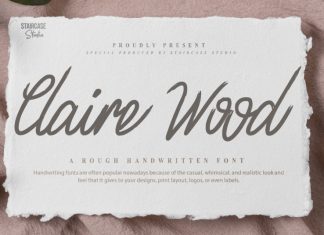 Claire Wood Handwritten Font