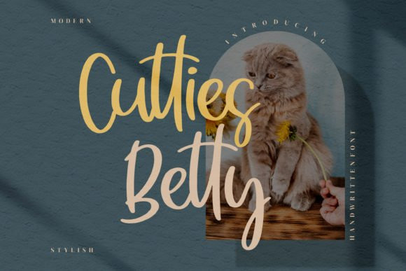 Cutties Betty Script Font