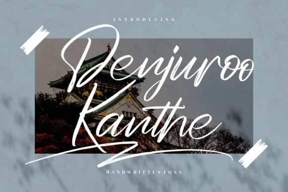 Denjuroo Kanthe Handwritten Font