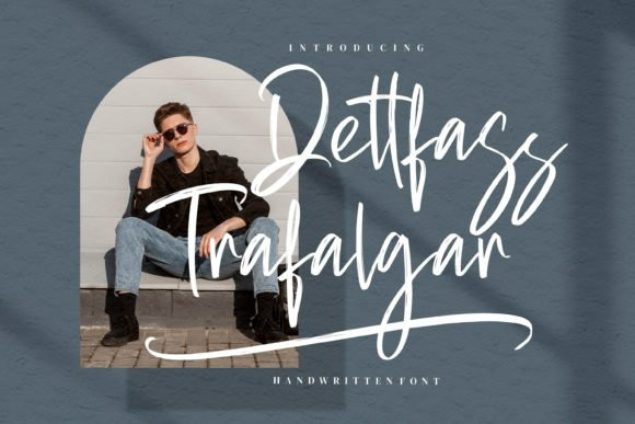 Dettfass Trafalgar Handwritten Font