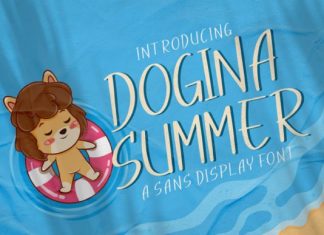 Dogina Summer Display Font