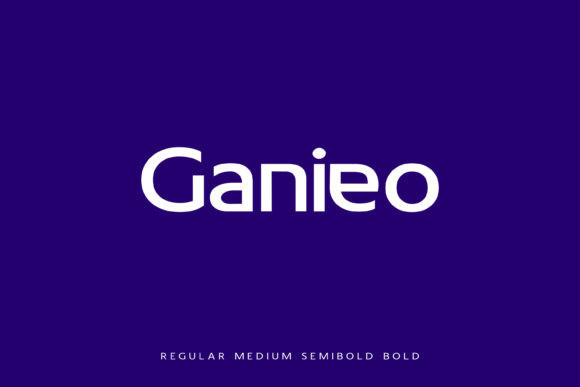 Ganieo Sans Serif Font