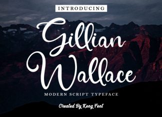 Gillian Wallace Script Font