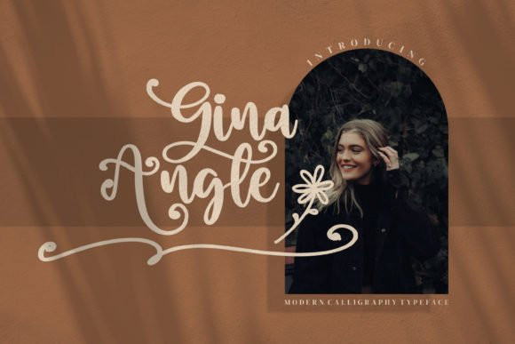 Gina Angle Script Font