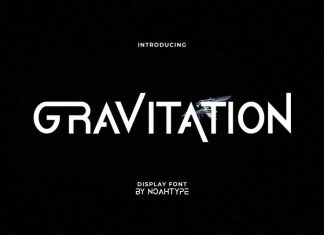 Gravitation Sans Serif Font