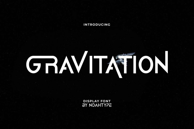 Gravitation Sans Serif Font