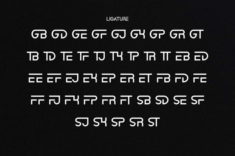 Gravitation Sans Serif Font