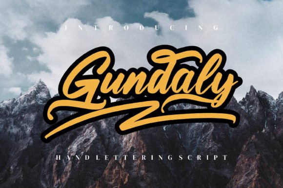 Gundaly Script Font