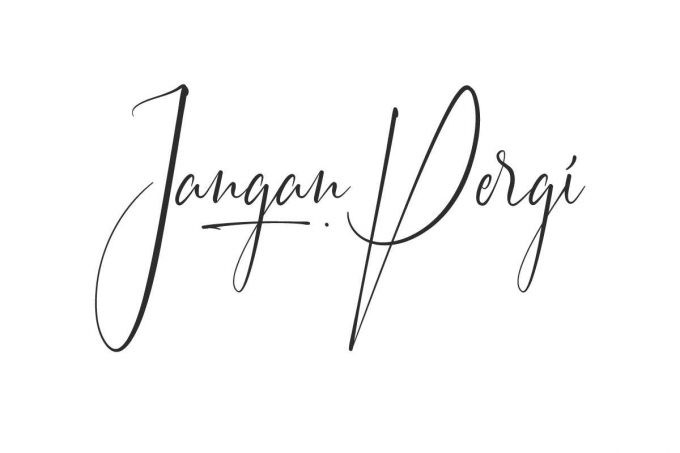 Jangan Pergi Handwritten Font