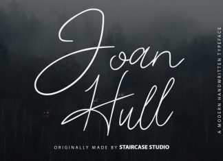 Joan Hull Handwritten Font
