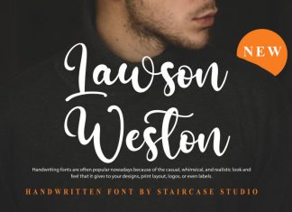 Lawson Weston Script Font