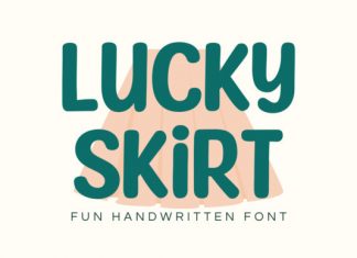 Lucky Skirt Display Font
