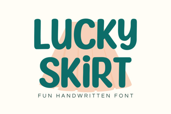 Lucky Skirt Display Font