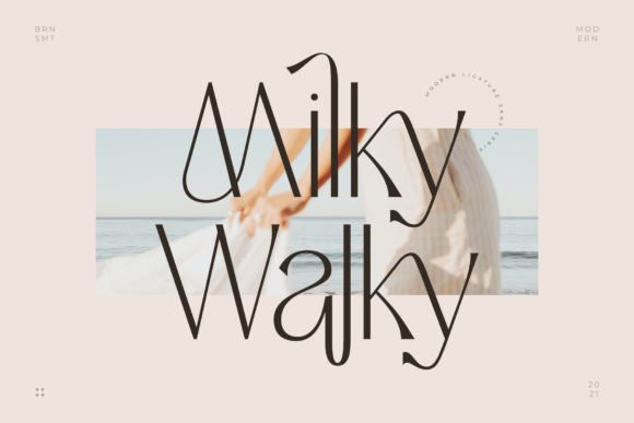 Milky Walky Sans Serif Font