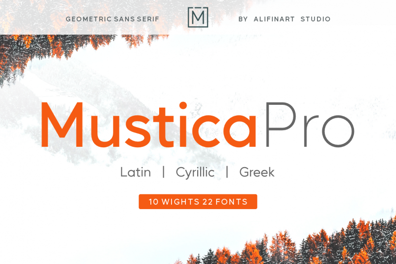 Mustica Pro Sans Serif Font