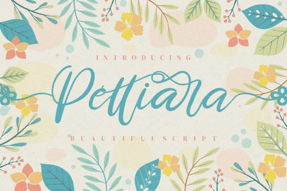 Pettiara Calligraphy Font