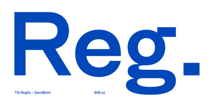 TG Reglic Sans Serif Font