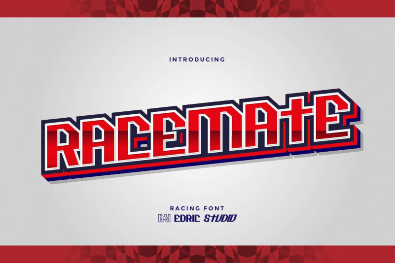 Racemate Display Font