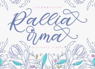 Rallia Irma Calligraphy Font