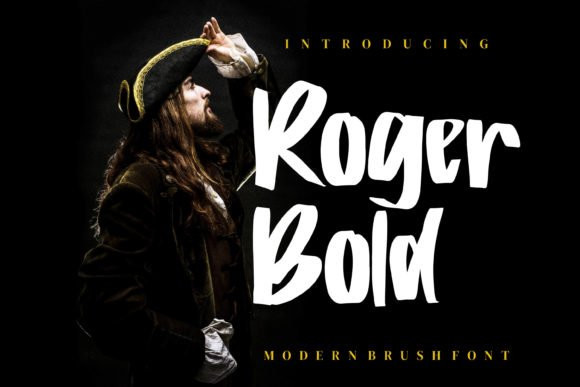 Roger Bold Brush Font