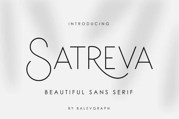 Satreva Sans Serif Font