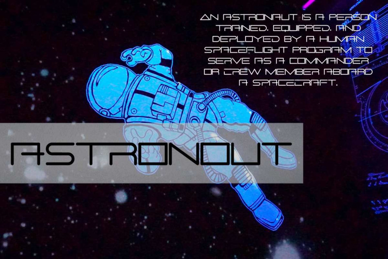 Space Power Display Font